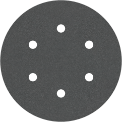Bosch PRO Шкурка за камък и пластмаса F355, G1200, 150 mm, 6 отвора, 5 бр