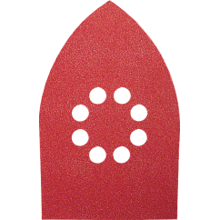 Bosch Шкурка за дърво и боя C430, G120, 100х170 mm, 8 отворa, 5 бр