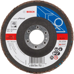 Bosch PRO Ламелен диск X551, G40, 115 mm, конусовиден