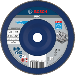 Bosch PRO Ламелен диск X571, G80, 180 mm, прав