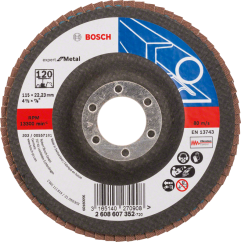 Bosch PRO Ламелен диск X551, G120, 115 mm, прав