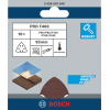Bosch PRO Шкурка за делташлайф за дърво и боя F460, G60/80/120/180/240, 10 бр, 93 x 93 mm
