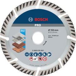 Bosch Диамантен диск PRO Multi Material, 150 x 22,23 mm, 10 бр