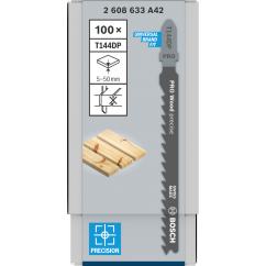 Bosch PRO Ножче за прободен трион Wood precise T 144 DP, 100 mm