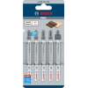 Bosch PRO Нож за прободен трион Hardwood clean reverse T 101 BRF, 100 mm, 5 бр