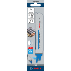 Bosch PRO Нож за саблен трион Thin Metal precise S937EAF, 150 mm, 5 бр