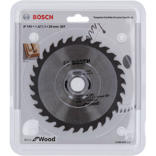 Bosch ECO Диск за циркуляр за Wood 140x1,8/1,1x20 30T