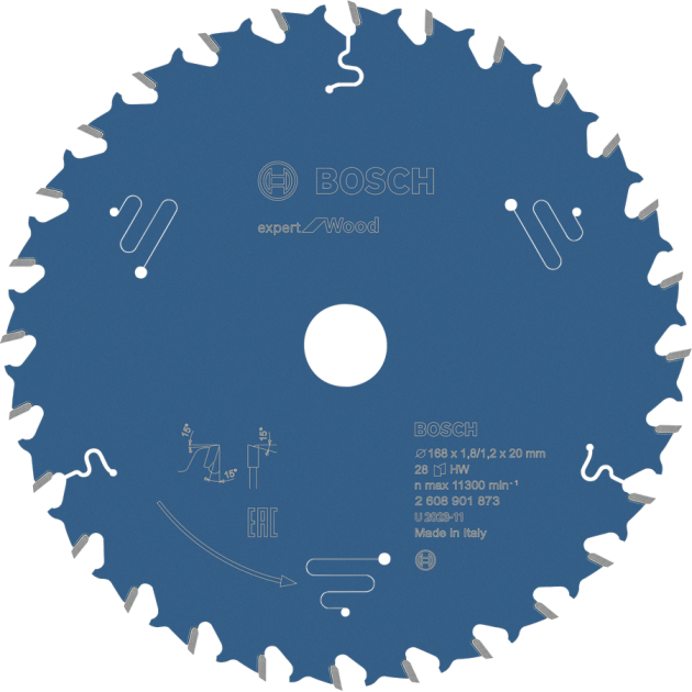 Bosch EXPERT Диск за циркуляр за Wood 168x1,8/1,2x20 28T