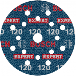 Bosch Шлифовъчно фолио EXPERT О780, 125 mm, G120