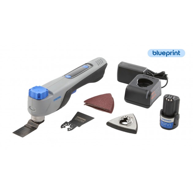 DREMEL Мултифунционален осцилиращ инструмент MM12V-S1, 1 х 2.0 Ah + зарядно устройство  
