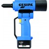 GESIPA Акумулаторна нитачка ACCUBIRD, 14V, 2 x 1.3 Ah + зарядно устройство