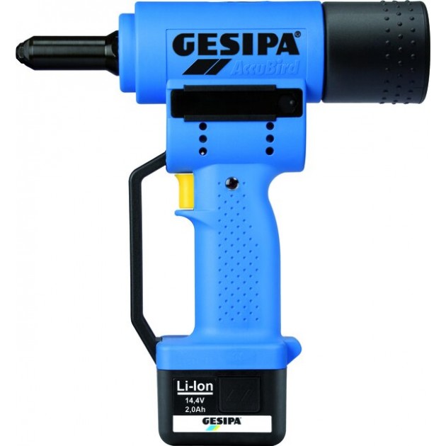 GESIPA Акумулаторна нитачка ACCUBIRD, 14V, 2 x 1.3 Ah + зарядно устройство