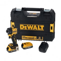 DeWALT Акумулаторен ударен винтоверт DCF870E2T-QW, 18V, 2 x 1.7 Ah PS + зарядно устройство
