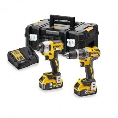 DeWALT Комплект DCD796 + DCF887 + 2 x 5.0Ah и зарядно устройство