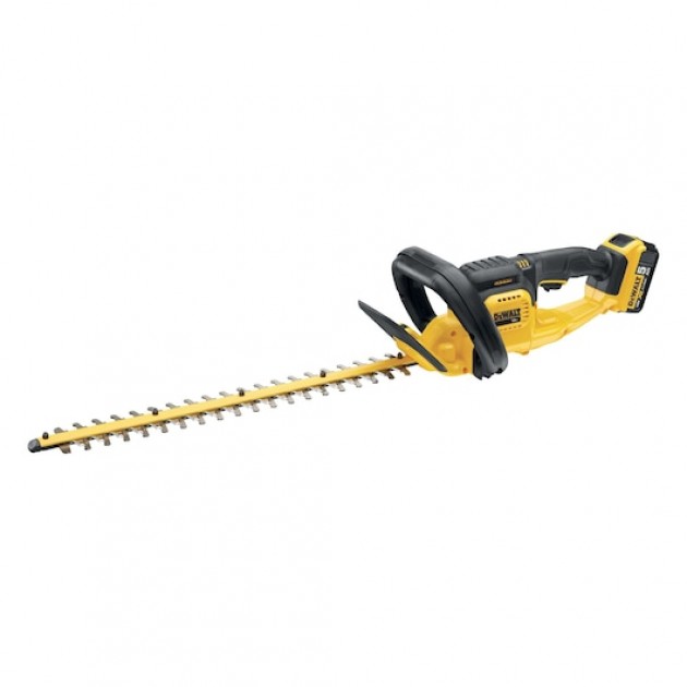 DeWALT Ножица за жив плет DCM563P1, 1 х 5.0 Аh + зарядно устройство