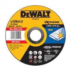 DeWALT Диск за рязане на метал INOX EXTREME, 125x1.2x22.23 mm