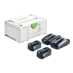 Festool Акумулаторен комплект SYS 18V 2 x HP 5.0 + TCL 6 DUO