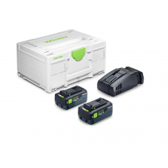 Festool Акумулаторен комплект SYS 18V 2 x TBX8 + SCA 16