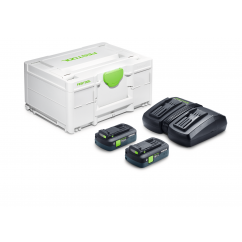 Festool Акумулаторен комплект SYS 18V 2 x TBX4 + TCL 6 DUO