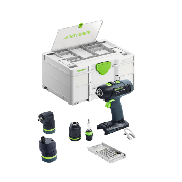 Festool Акумулаторен винтоверт T18+3 Basic-Set, 18V, SOLO