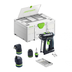 Festool Акумулаторен винтоверт C18 Basic-Set, 18V, SOLO