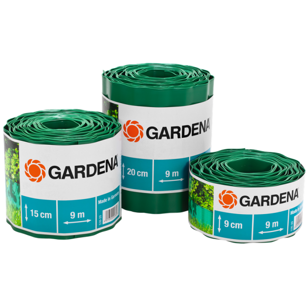 00538-20 Gardena разделител за трева, зелен, 15cm/9m