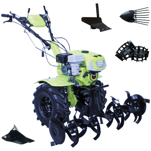 Gardenia Мотоблок 1100 Sico Garden, 7 к.с, 2+1 скорости + инвентар