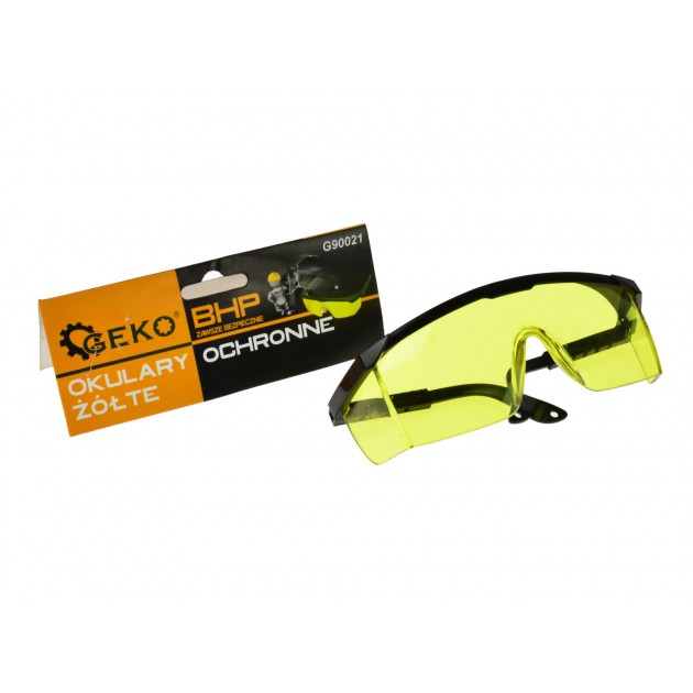 Geko предпазни очила жълти G90021 G73533