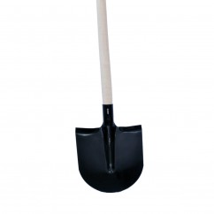 GRASKO Лопата полукръгла 330x215 mm, с дръжка 1280 mm