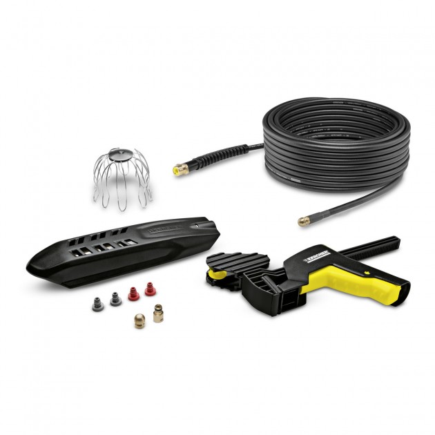 Karcher  комплект за почистване на улуци на покрива и тръби pc 20 20 m