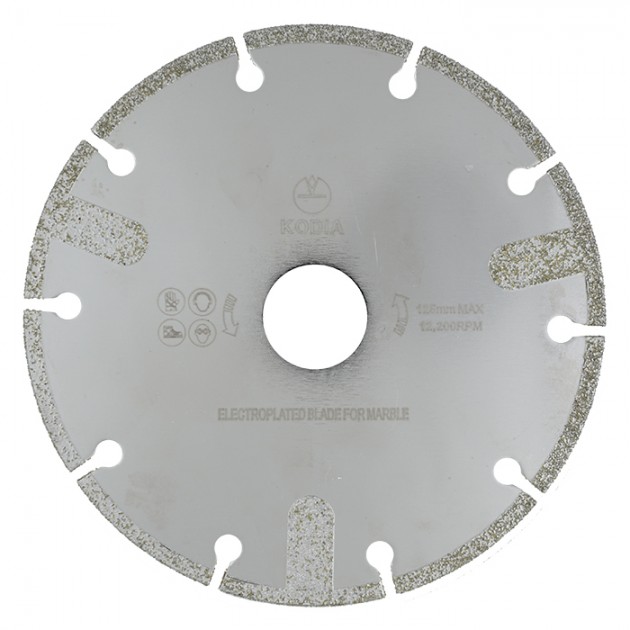 Kodia Диамантен диск за мрамор ELPLATED SEGMENT 125x22.23 mm