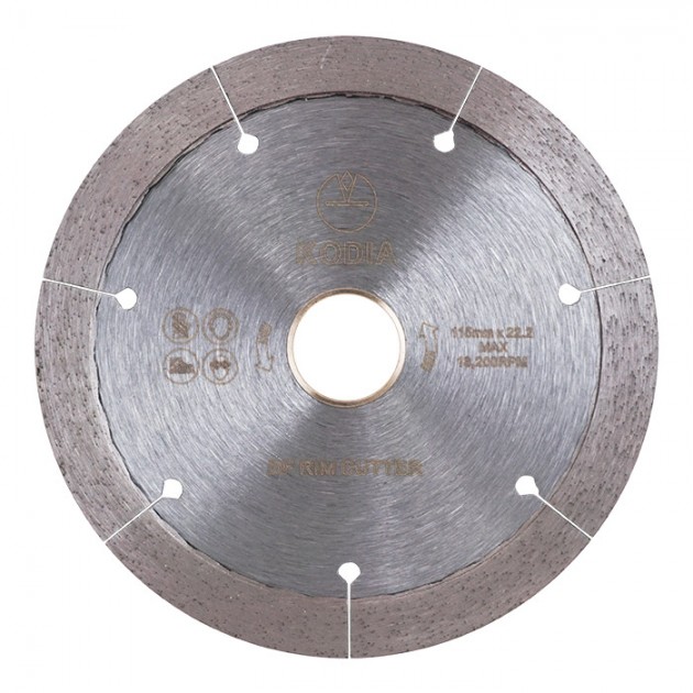 Kodia Диамантен диск DF RIM CUTTER DRY 115x20/22.23 mm