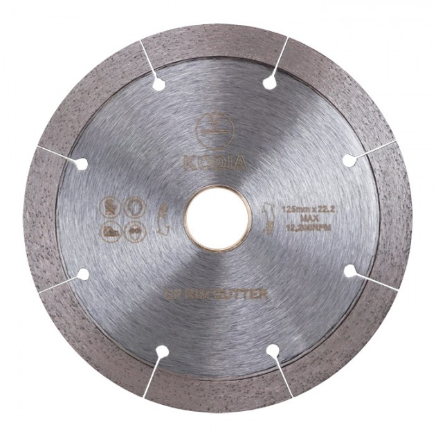 Kodia Диамантен диск DF RIM CUTTER DRY 125x20/22.23 mm