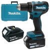 MAKITA Акумулаторен винтоверт ddf485rfe, 50Nm 18V 2x3.0ah и зарядно в куфар