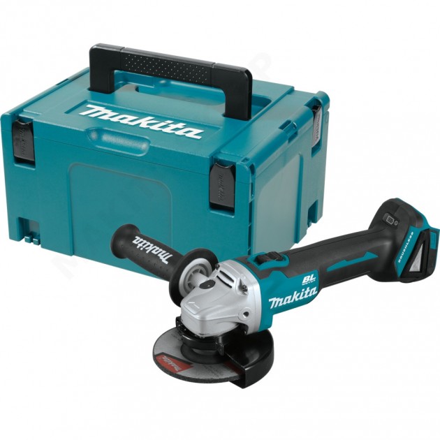 MAKITA Акумулаторeн ъглошлайф dga506zj, 125mm solo Makpac