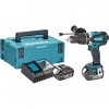 Makita Акумул. ударен винтоверт  DHP458RFJ 2x3.0Ah
