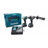 Makita Акумулаторен комплект DLX2590TJ, DHP492 + DTW300 + 2 x 5.0 Ah + зарядно устройство