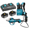 Makita Акумулаторна лозарска ножица DUP361PT2 с 2x5.0 Ah и зарядно DC18RD