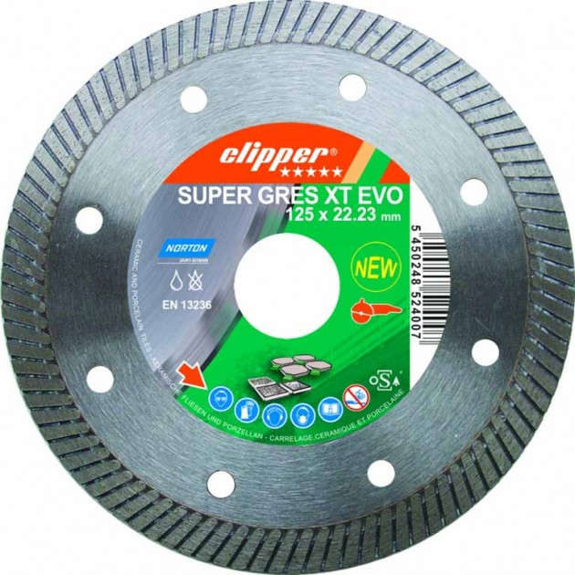 Norton диамантен диск super gres xt evo ф125x22.23