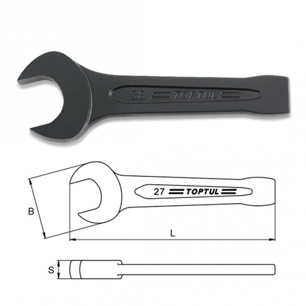 TOPTUL Усилен едностранен гаечен ключ AAEY3232, 32mm