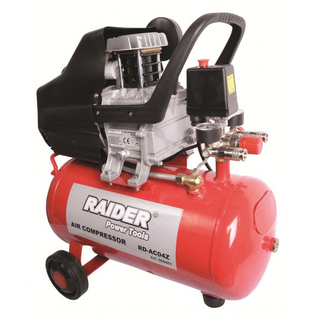 Raider компресор 24 л. 1.5kw rd-ac04z