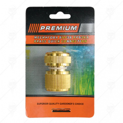 PREMIUM Конектор 1/2"F - 1/2"М, месинг