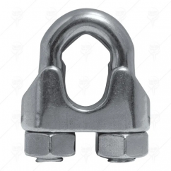 PREMIUM Скоба за стоманено въже, 3 mm, INOX