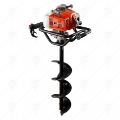 PREMIUM Бензинов свредел 2.6 hp, 62 cc + Свредло 200 mm