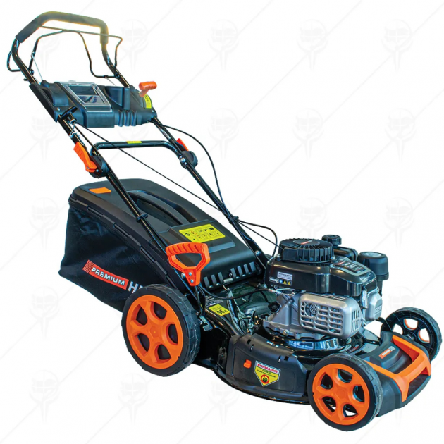 Premium HD Бензинова самоходна косачка 4 в 1, 46 cm