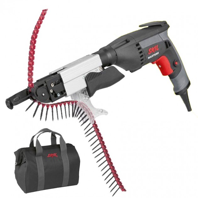 Skil 6940mk винтоверт + приставка за серийно завиване