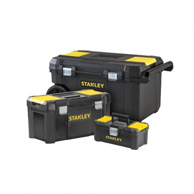 Stanley Комплект пластмасови куфари STST1-81065, 3 бр, 4 / 8 / 40 kg