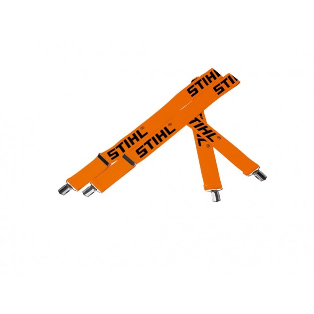 STIHL Тиранти с метални катарами, оранжеви, 130 cm