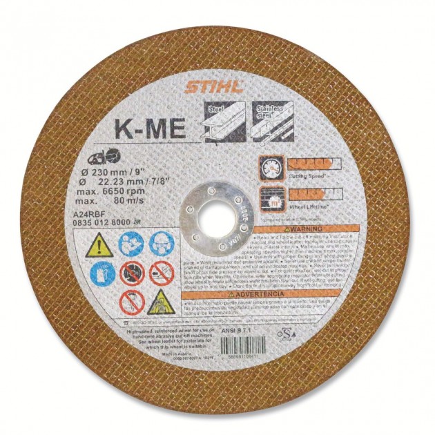 STIHL Диск за стомана, К-МЕ, 230mm/9"