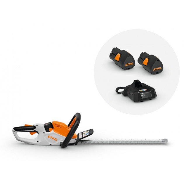 STIHL Aкумулаторна ножица HSA 40, 2 x 2.1 Ah + Подарък